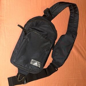 Adidas Black Belt Bag for Men